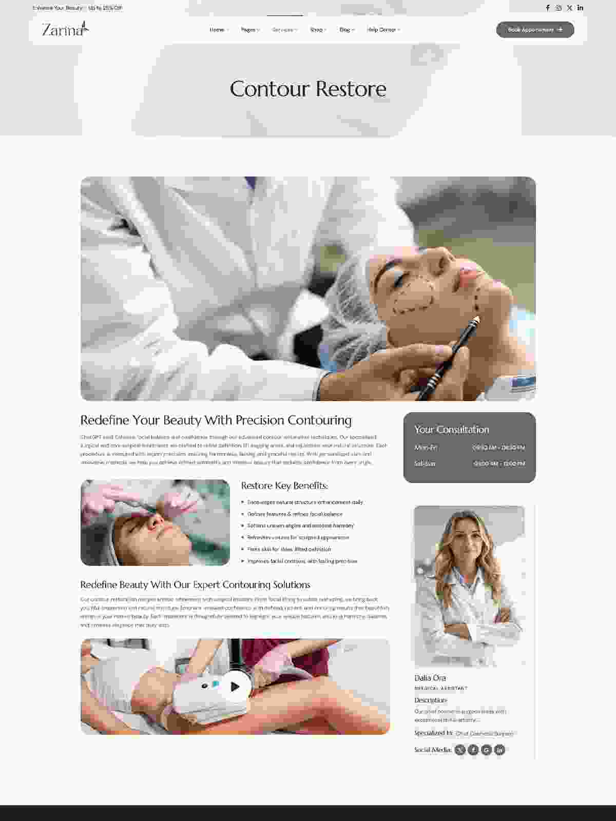 Contour Restore-page