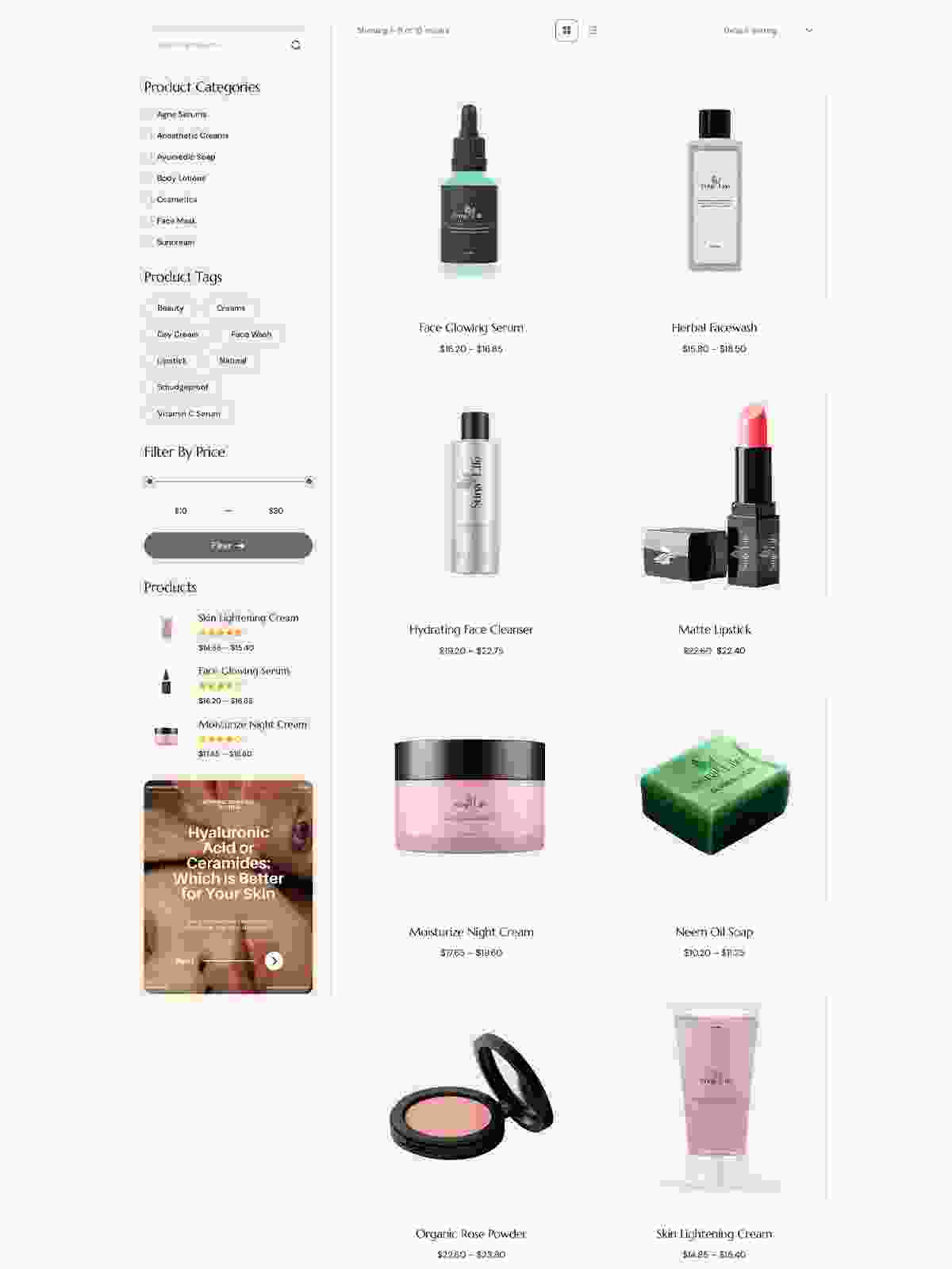 Shop-page